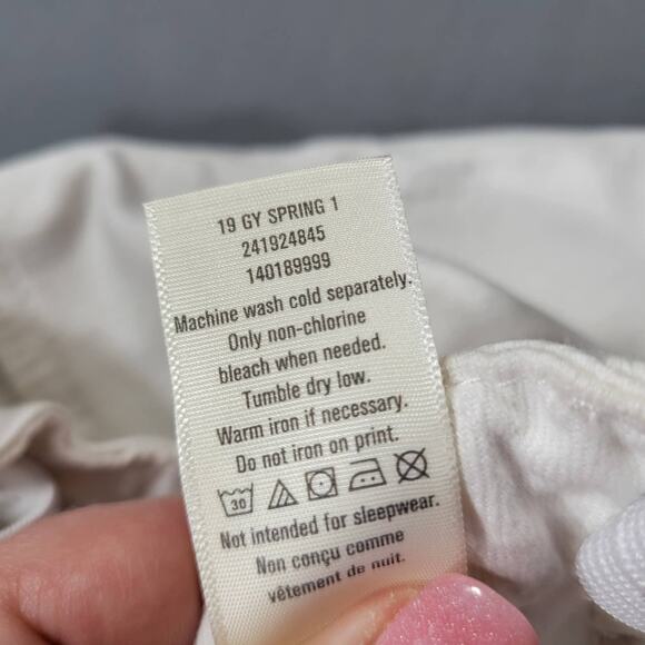 Gymboree Super Skinny White Jeans NEW $39 Adjustable Waist Girls Size 14 Raw Hem - Picture 14 of 14